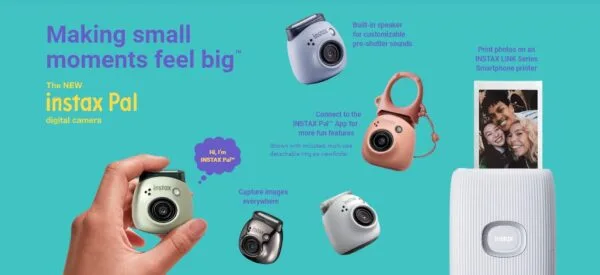Fujifilm Instax Pal là một chiếc máy ảnh chụp lấy ngay