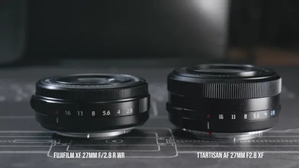 So sánh TTArtisan 27mm f/2.8 vs Fujifilm XF 27mm f/2.8 R WR