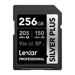 Thẻ nhớ Lexar SDXC 256GB Silver Plus 205MB/s 150MB/s
